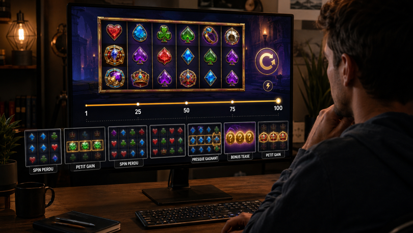 Ce qui se passe pendant les 100 premiers spins sur une nouvelle machine
